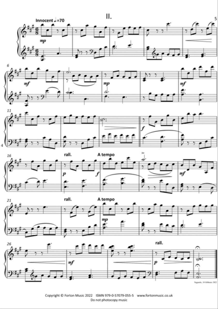 Twelve Serene Preludes Piano Solo scores gallery preview page 5