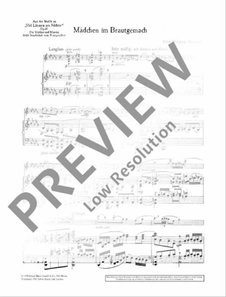 Vier Stücke Vier Stücke Violin Solo scores gallery preview page 4
