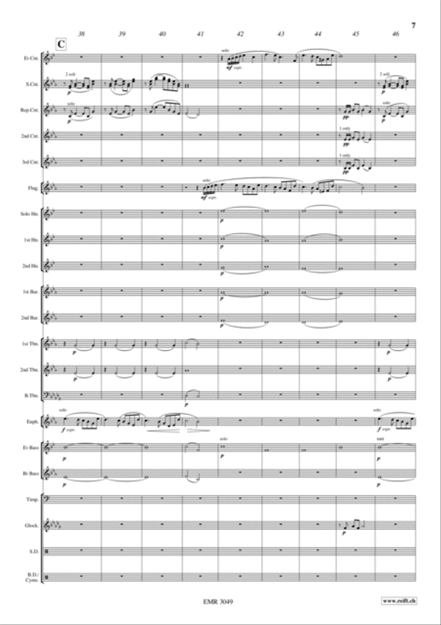 La Vie En Rose Brass Band scores gallery preview page 8