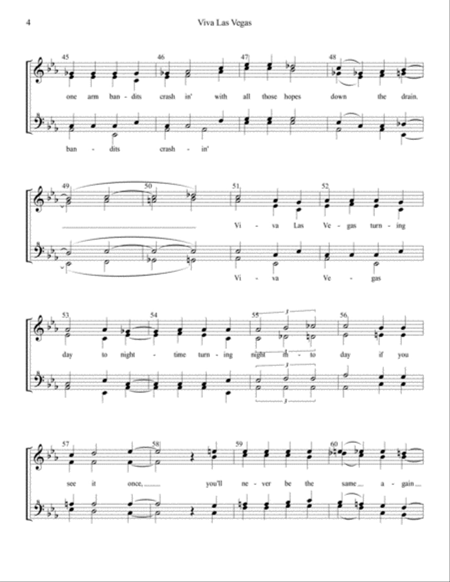 Viva Las Vegas from VIVA LAS VEGAS SSAA scores gallery preview page 4