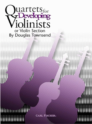 Book cover for Quartets For Developing Violinists