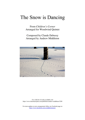The Snow is Dancing arranged for Wind Quintet