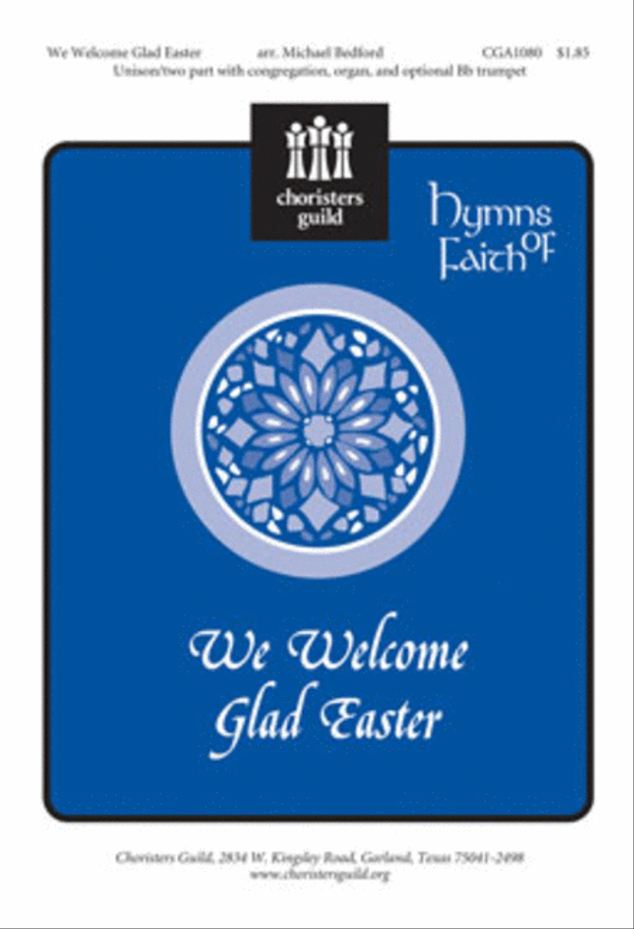 We Welcome Glad Easter Unison Choir scores gallery preview page 1