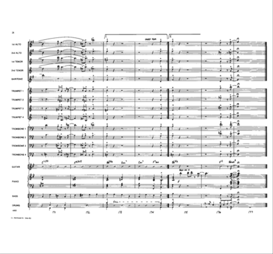 Exit 135 North Exit 135 North Jazz Ensemble scores gallery preview page 23