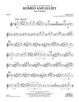 Book cover for Romeo and Juliet (Love Theme) - Flute