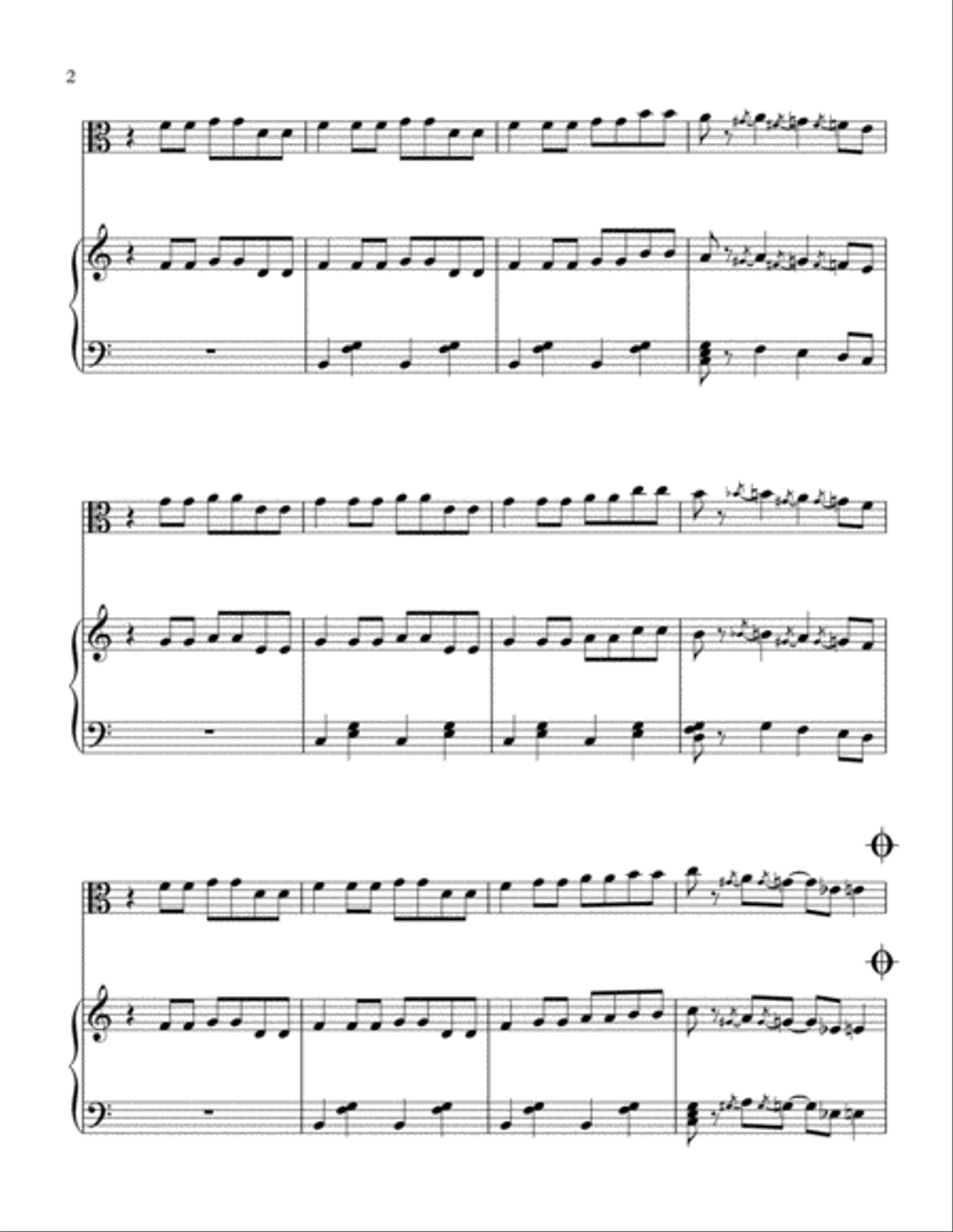 The Chicken Dance Viola scores gallery preview page 3