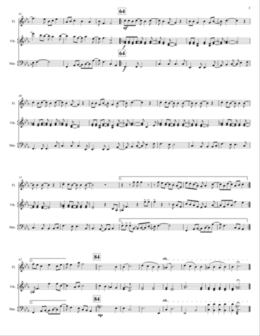 Carry On/questions Small Ensemble scores gallery preview page 3