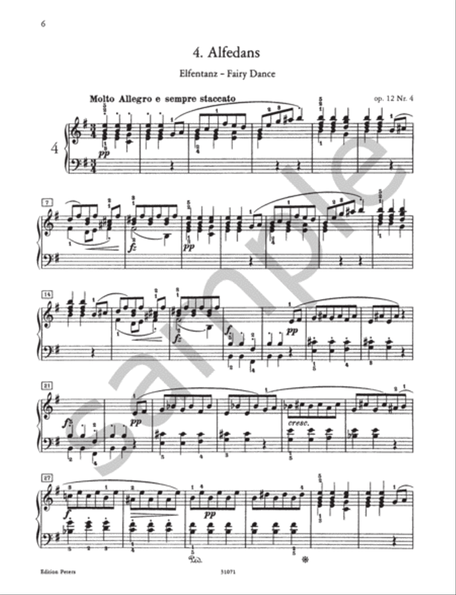 Piano Works -- Lyric Pieces Piano scores gallery preview page 8