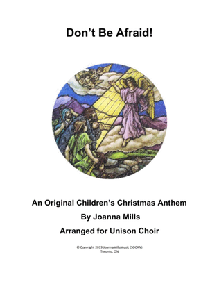 Book cover for Don't Be Afraid! (Unison Choir)