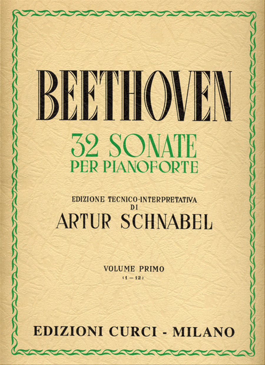 32 Sonate Piano Solo scores gallery preview page 1