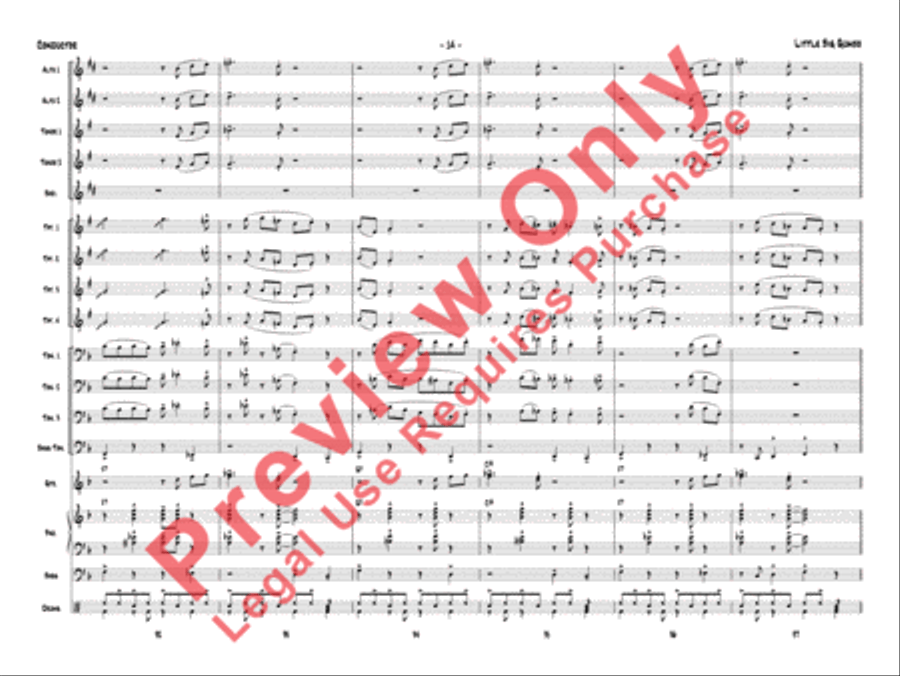 Little Big Gumbo Little Big Gumbo Jazz Ensemble scores gallery preview page 17