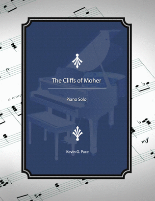 Book cover for The Cliffs of Moher, piano solo for the advanced pianist