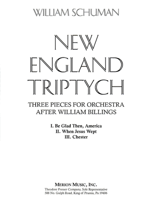 Book cover for New England Triptych