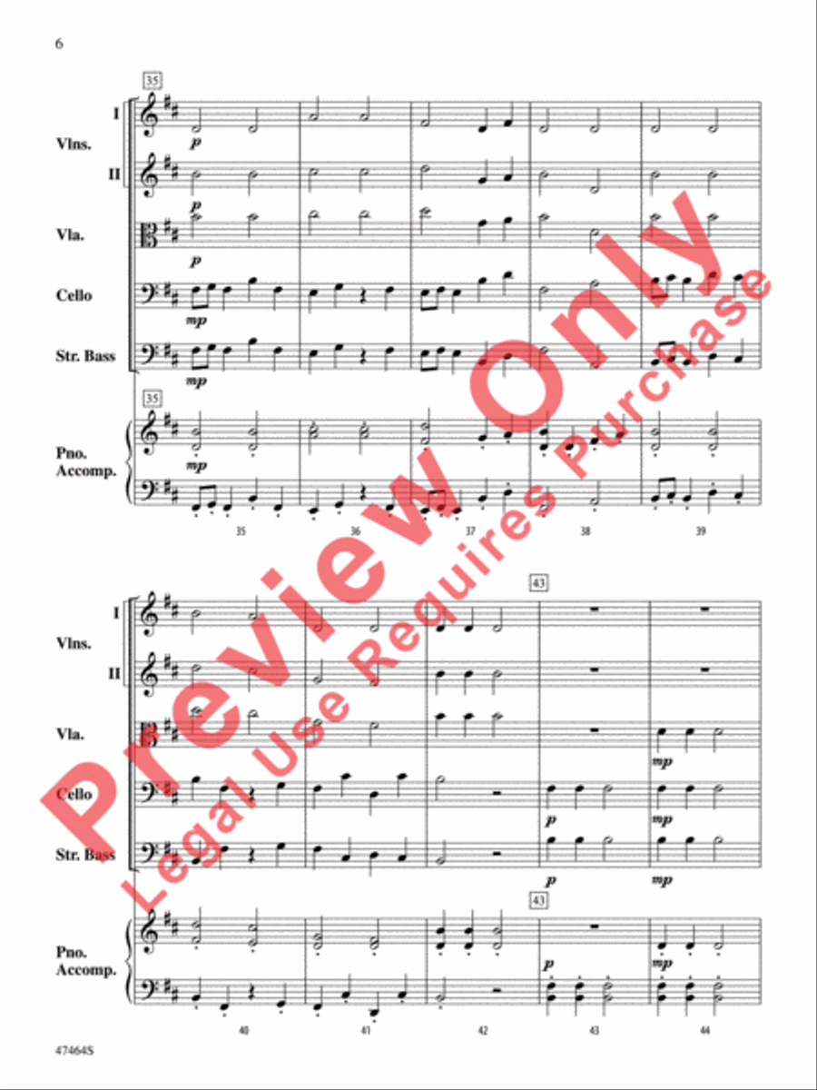 A Russian Winter A Russian Winter String Orchestra scores gallery preview page 7