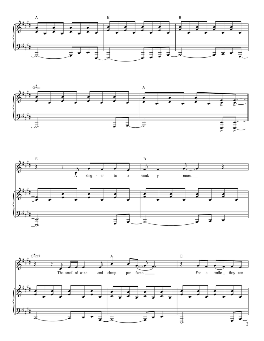 Don't Stop Believin' Acoustic Guitar scores gallery preview page 3