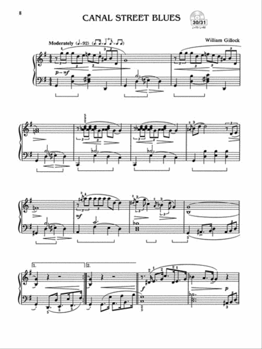 Still More New Orleans Jazz Styles Piano Method scores gallery preview page 4