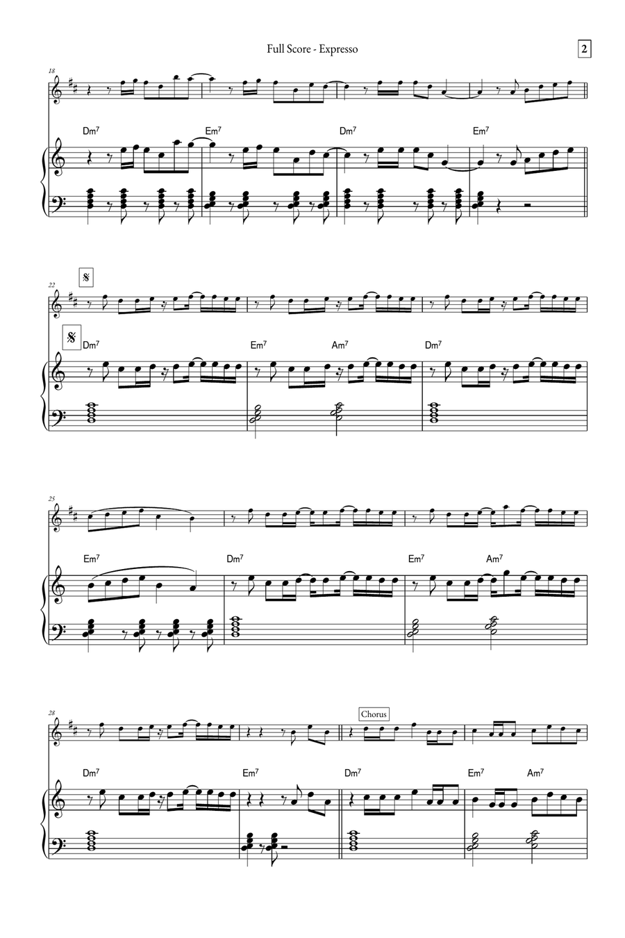 Espresso B-Flat Clarinet scores gallery preview page 2