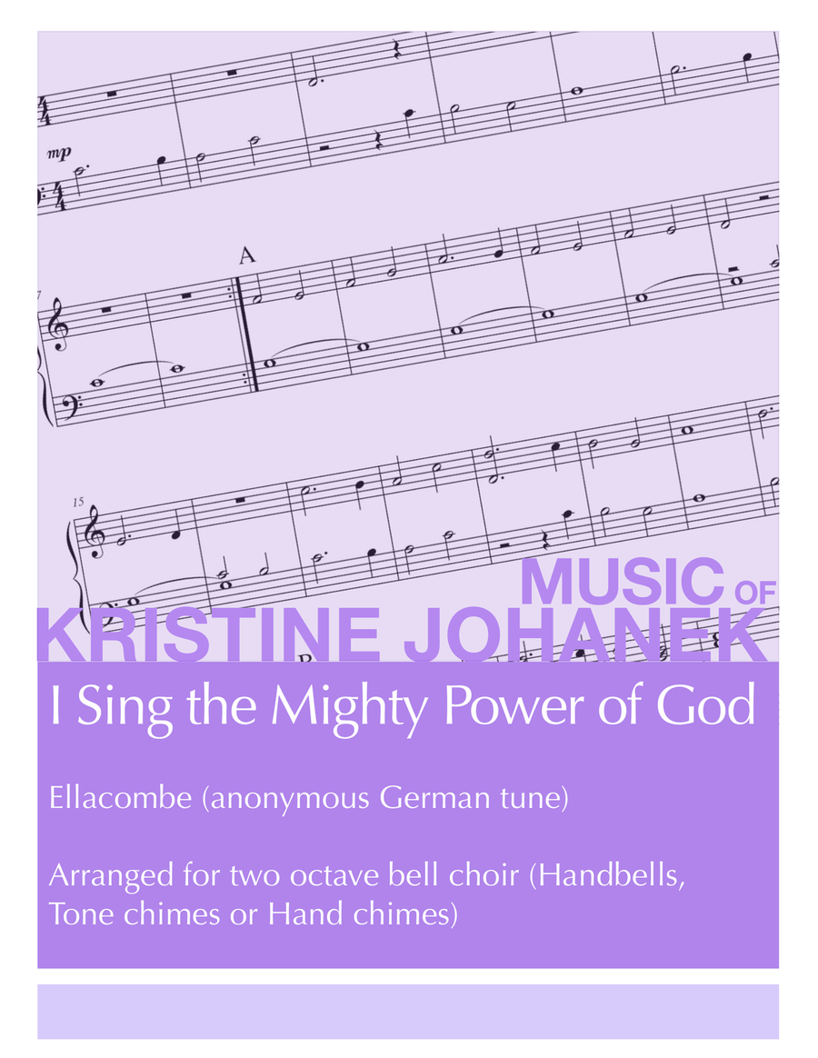 I Sing the Mighty Power of God (2 octave, reproducible) 2-Octaves scores gallery preview page 1