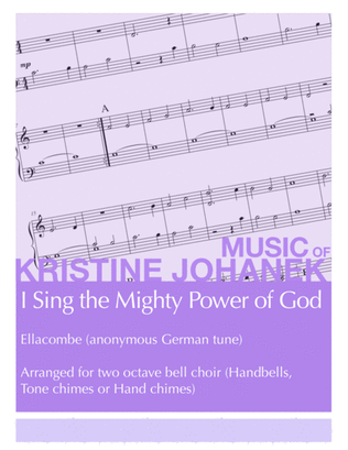 Book cover for I Sing the Mighty Power of God (2 octave, reproducible)
