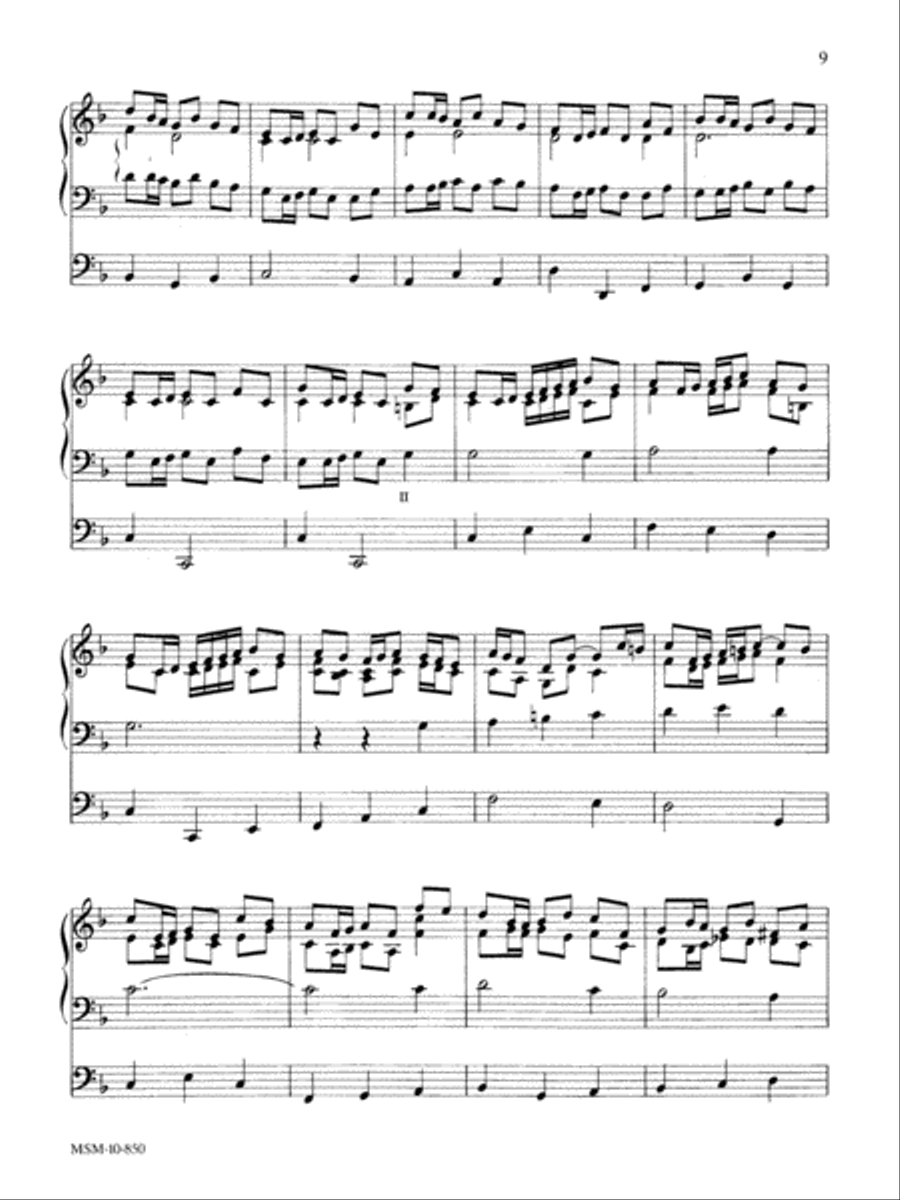 Now Thank We All Our God Organ scores gallery preview page 2