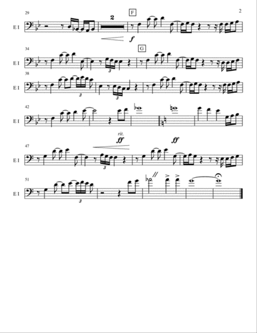 All By Myself Brass Ensemble scores gallery preview page 4