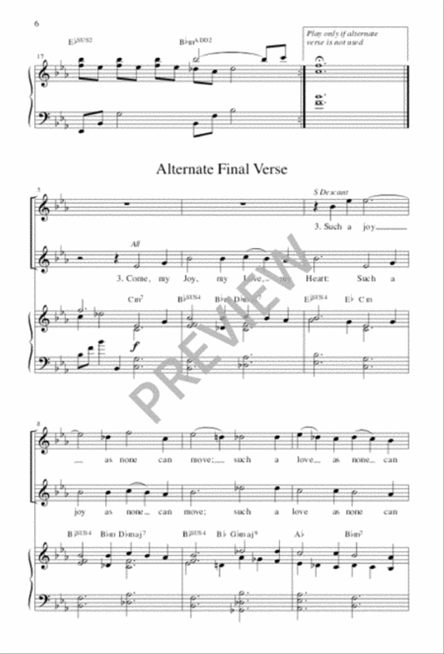 Come, My Way, My Truth, My Life 3-Part scores gallery preview page 6