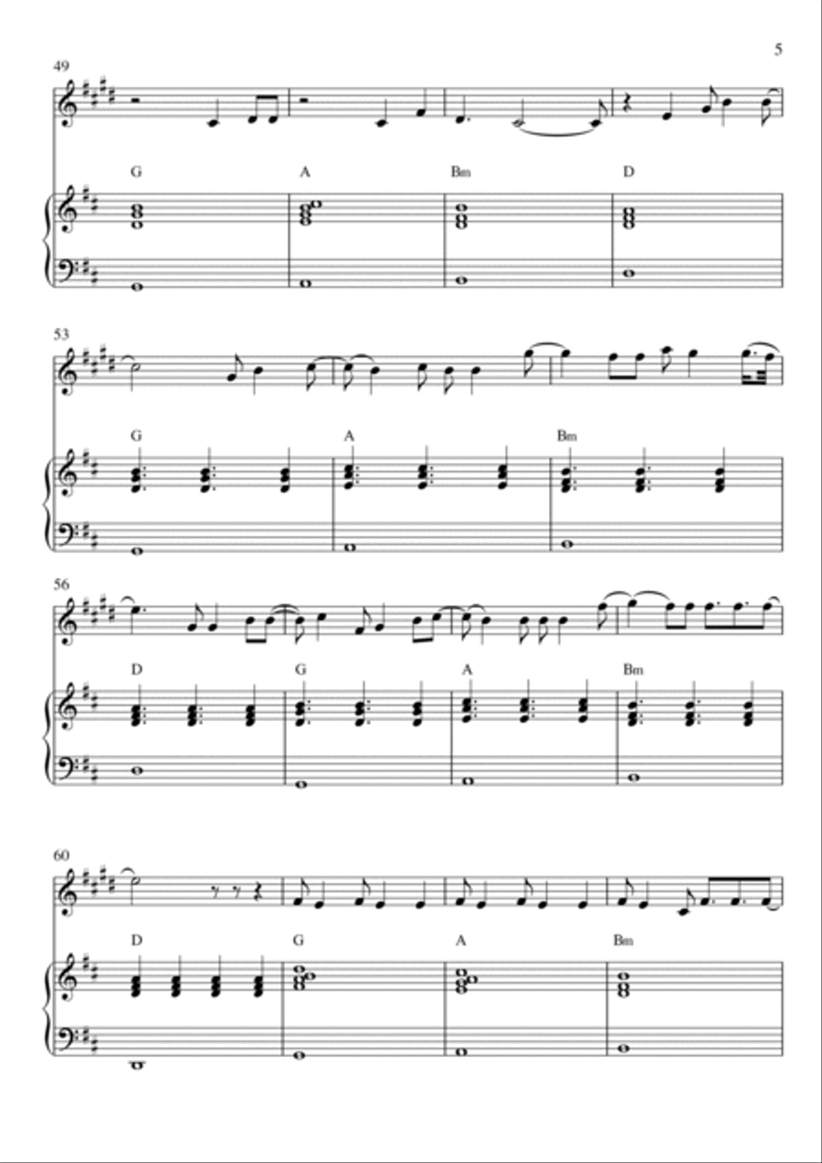 Young And Beautiful Small Ensemble scores gallery preview page 5