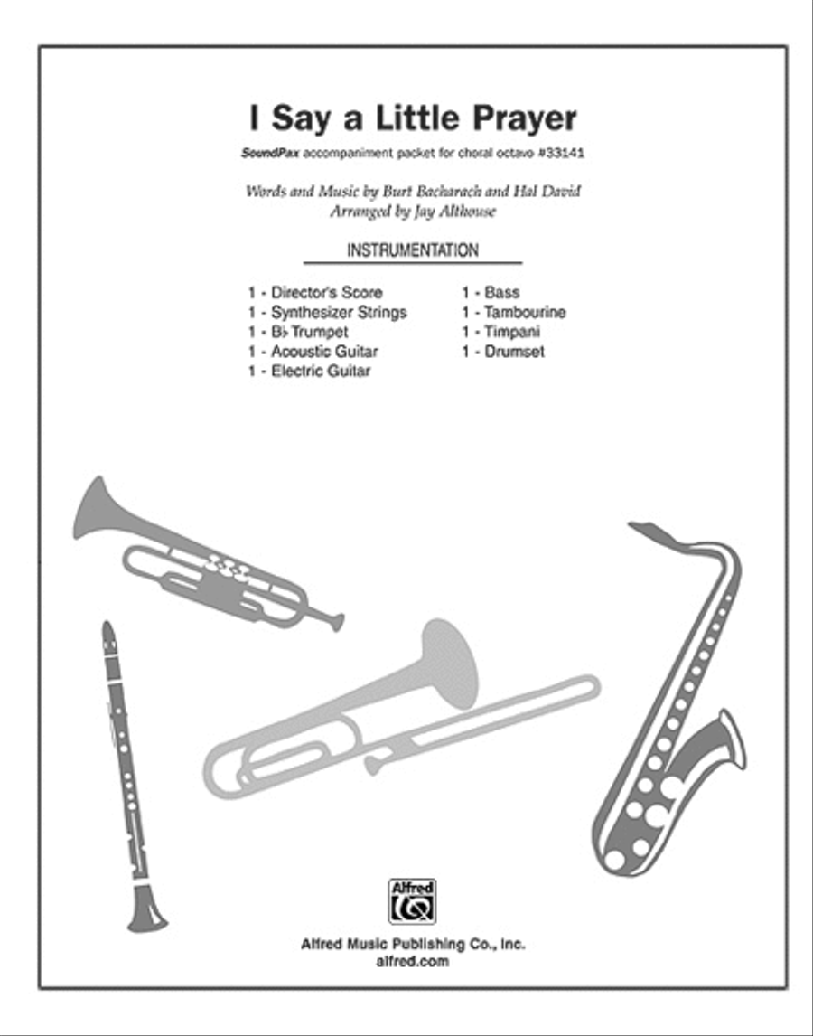 I Say a Little Prayer Choir scores gallery preview page 1
