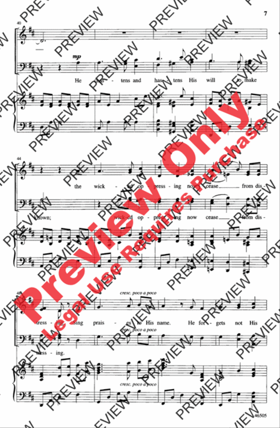 Give Thanks and Sing! 4-Part scores gallery preview page 7