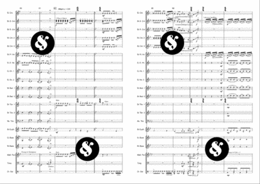 Mamma Mia! Brass Band scores gallery preview page 7