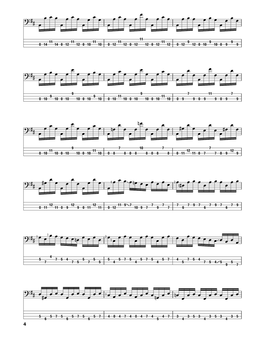Cello Suite No. 3 In C Major, BWV 1009 Cello scores gallery preview page 4