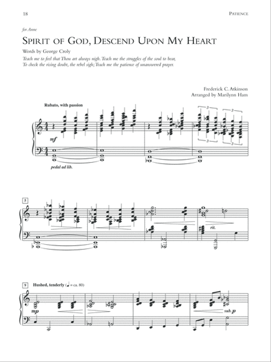 Fruit of the Spirit Piano Solo scores gallery preview page 2