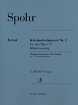 Book cover for Clarinet Concerto No. 2 in E-Flat Major, Op. 57