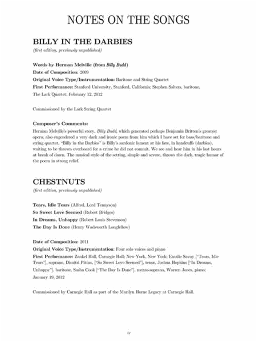Concert Songs - Volume 2 (2001-2012) Medium Voice scores gallery preview page 5