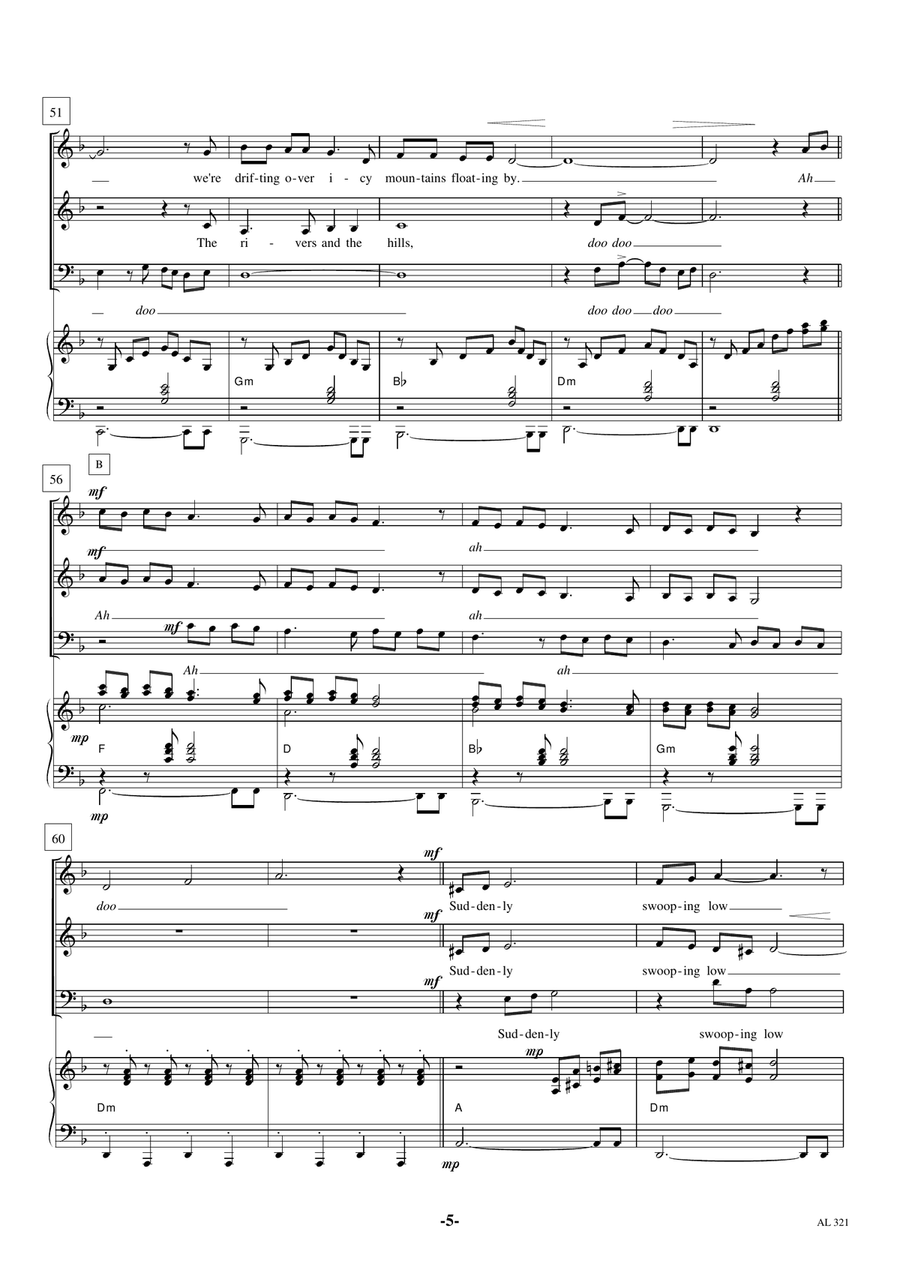 Walking In The Air 3-Part scores gallery preview page 5
