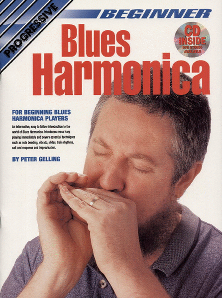 Progressive Beginner Blues Harmonica (Book/CD/DVD)