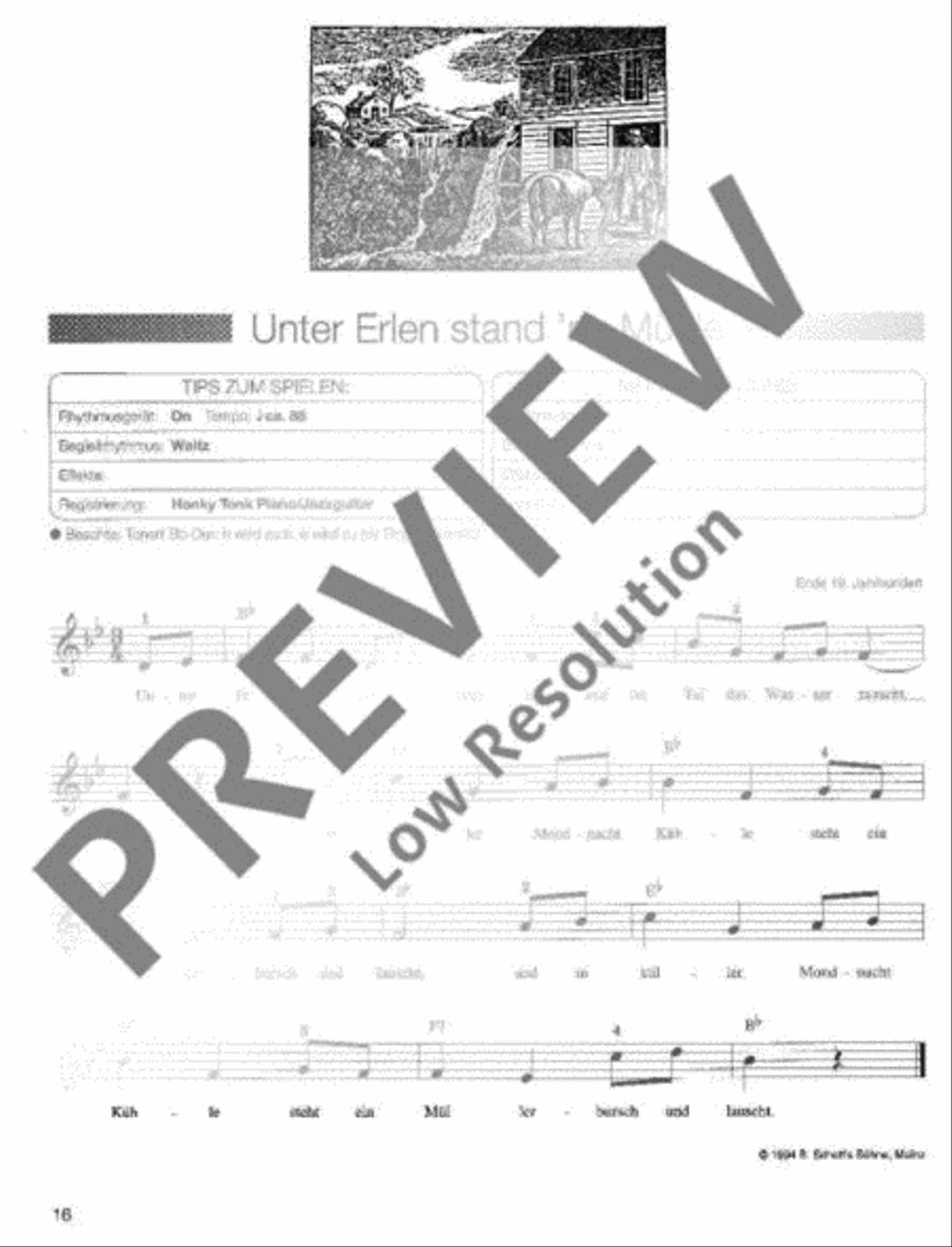 Küchenlieder Piano scores gallery preview page 17