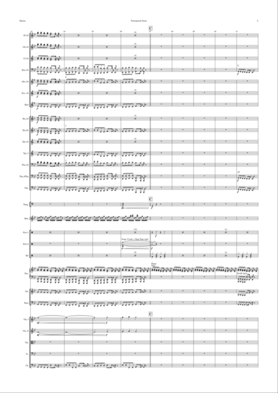 Pompeii Full Orchestra scores gallery preview page 5