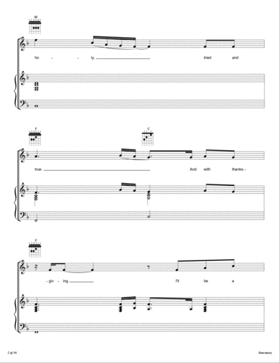 Sanctuary Sanctuary Voice scores gallery preview page 3