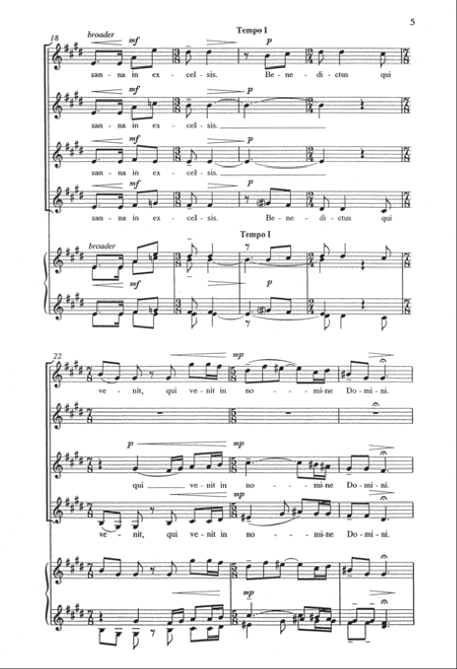 Hosanna Hosanna SSAA scores gallery preview page 4