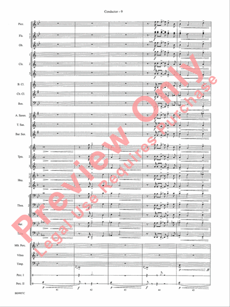 Angels, from the Realms of Glory Concert Band scores gallery preview page 12