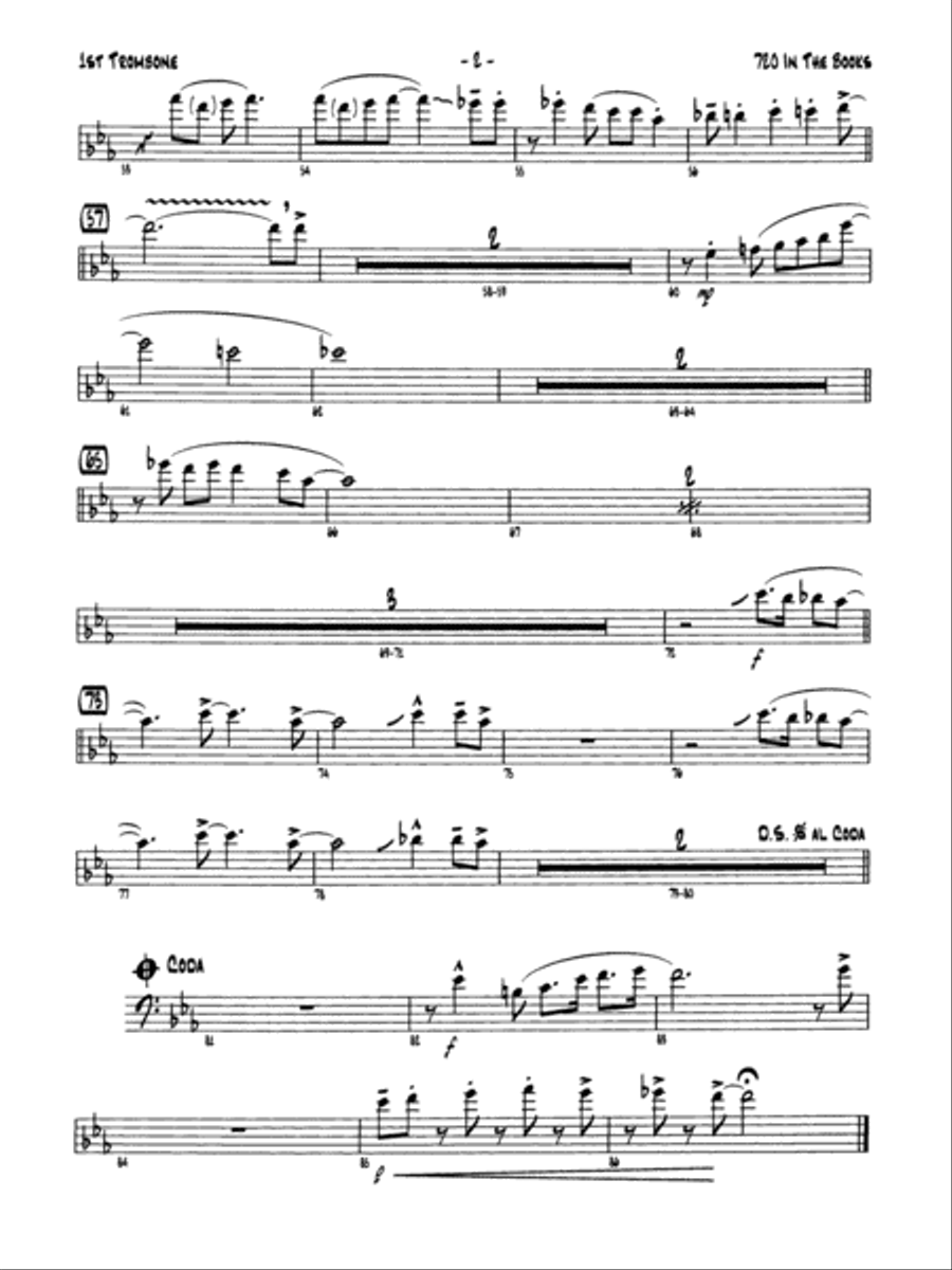 720 in the Books: 1st Trombone Jazz Ensemble scores gallery preview page 2