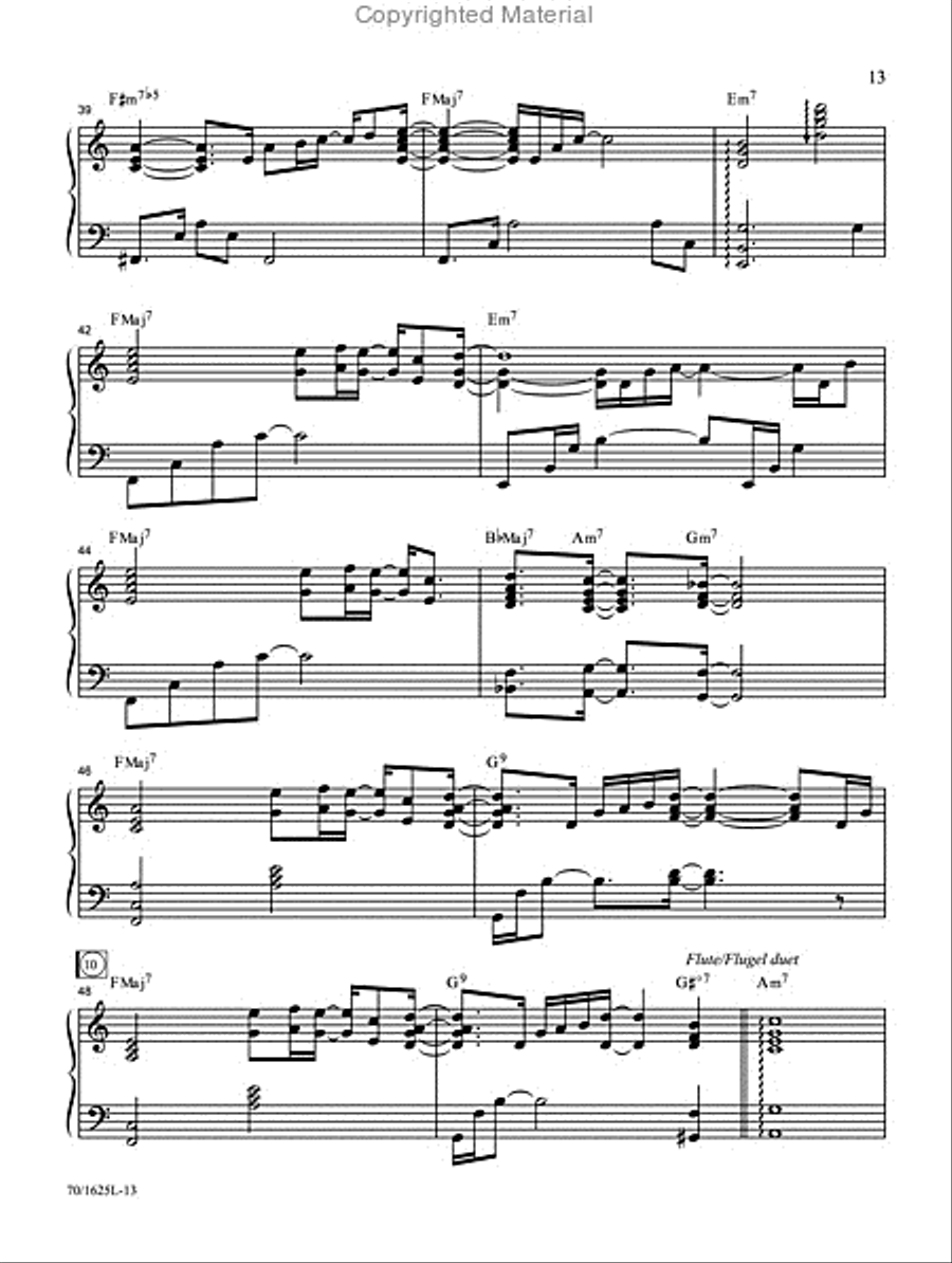Sunday Evening Jazz - Piano Book Jazz Ensemble scores gallery preview page 5