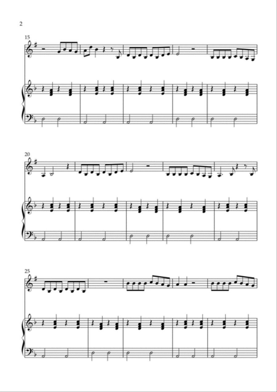 Hotline Bling B-Flat Trumpet scores gallery preview page 2