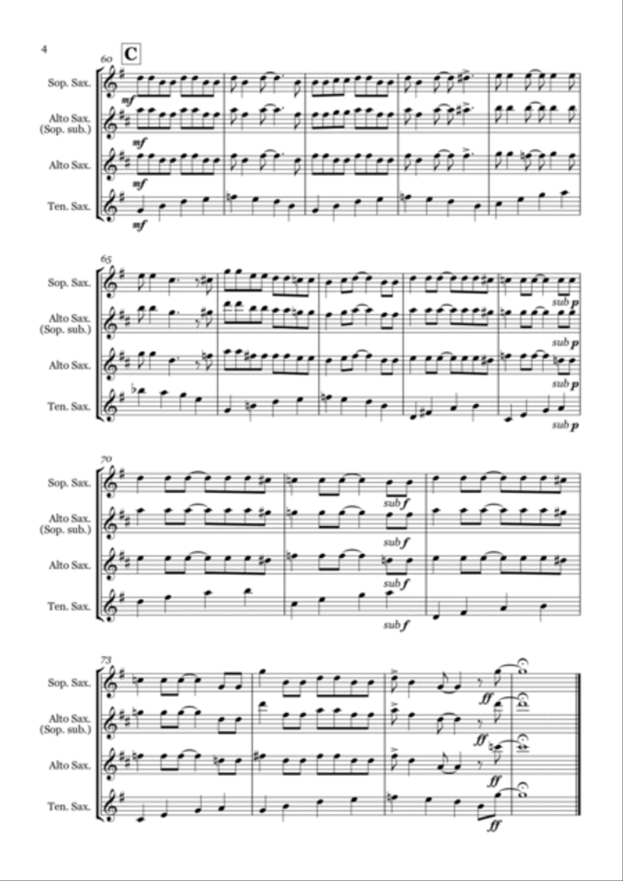 Candyman Woodwind Trio scores gallery preview page 4