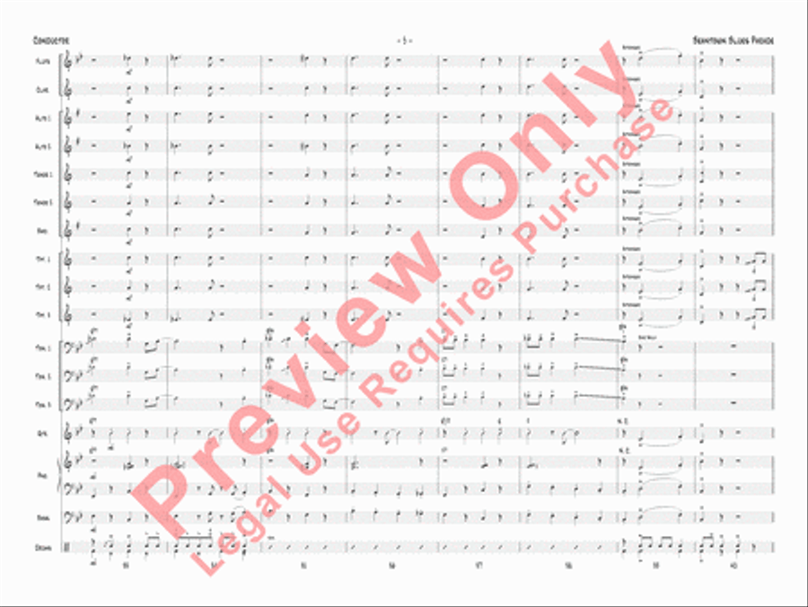 Beantown Blues Parade Jazz Ensemble scores gallery preview page 8