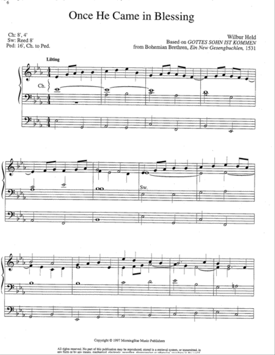 Four Advent Hymn Preludes, Set 1