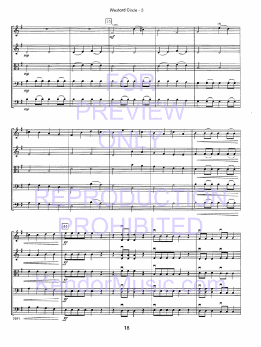 Kendor Concert Favorites , Volume 1 (Score) - with MP3s String Orchestra scores gallery preview page 23