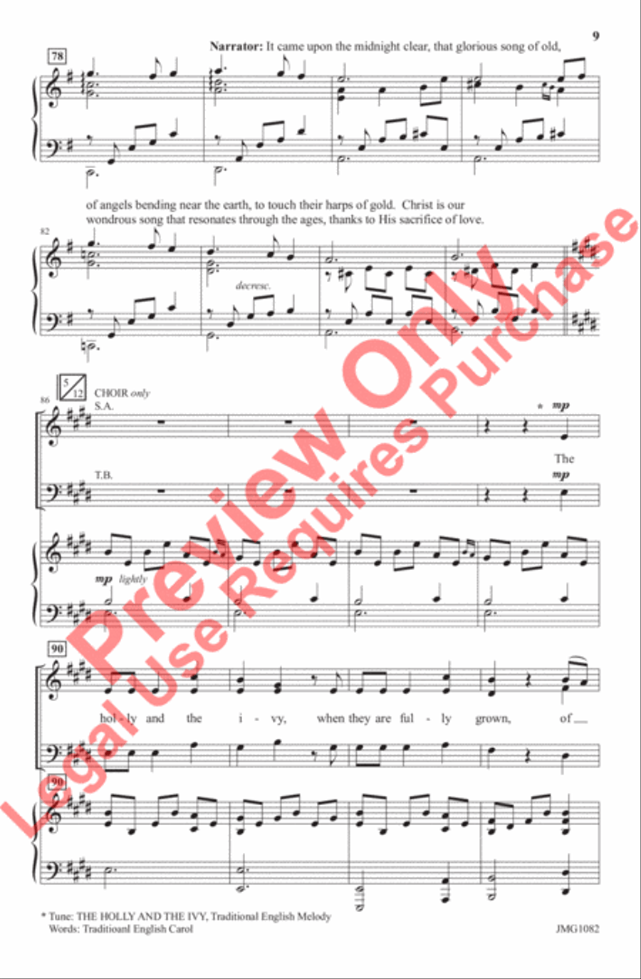 Wonders of His Love 4-Part scores gallery preview page 9