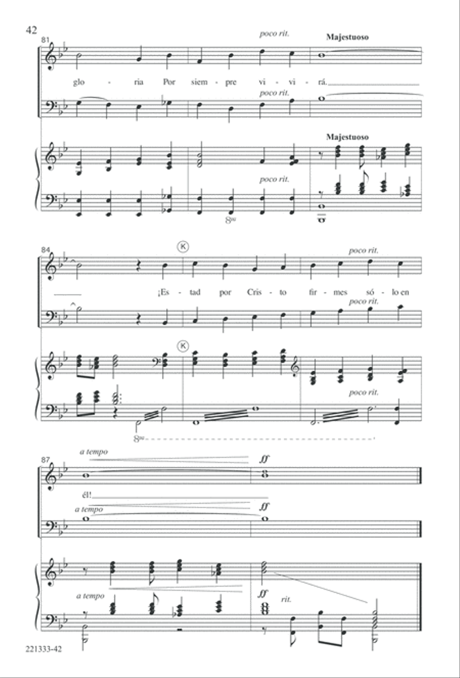 Siervos de Jesus Siervos de Jesus 4-Part scores gallery preview page 46